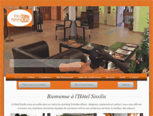 Tablet Screenshot of hotelsissilis.com